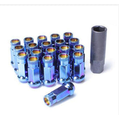 Muteki SR48 Open-Ended Lug Nuts 12x1.25mm Burned Blue