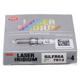 NGK (SILFR6A) Laser Iridium Spark Plugs Subaru WRX 2008-2014 / Forester XT 2009-2013 / Legacy GT 2005-2009 (Qty 4) | 7913