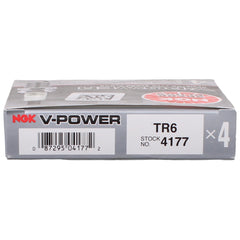 NGK (TR6) V-Power Spark Plugs Ford Focus 2003 - 2010 (Box of 4) | 4177