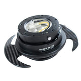 NRG 3.0 Quick Release (Black Body w/ Black Ring/ Carbon Fiber Handles) | SRK-650CF