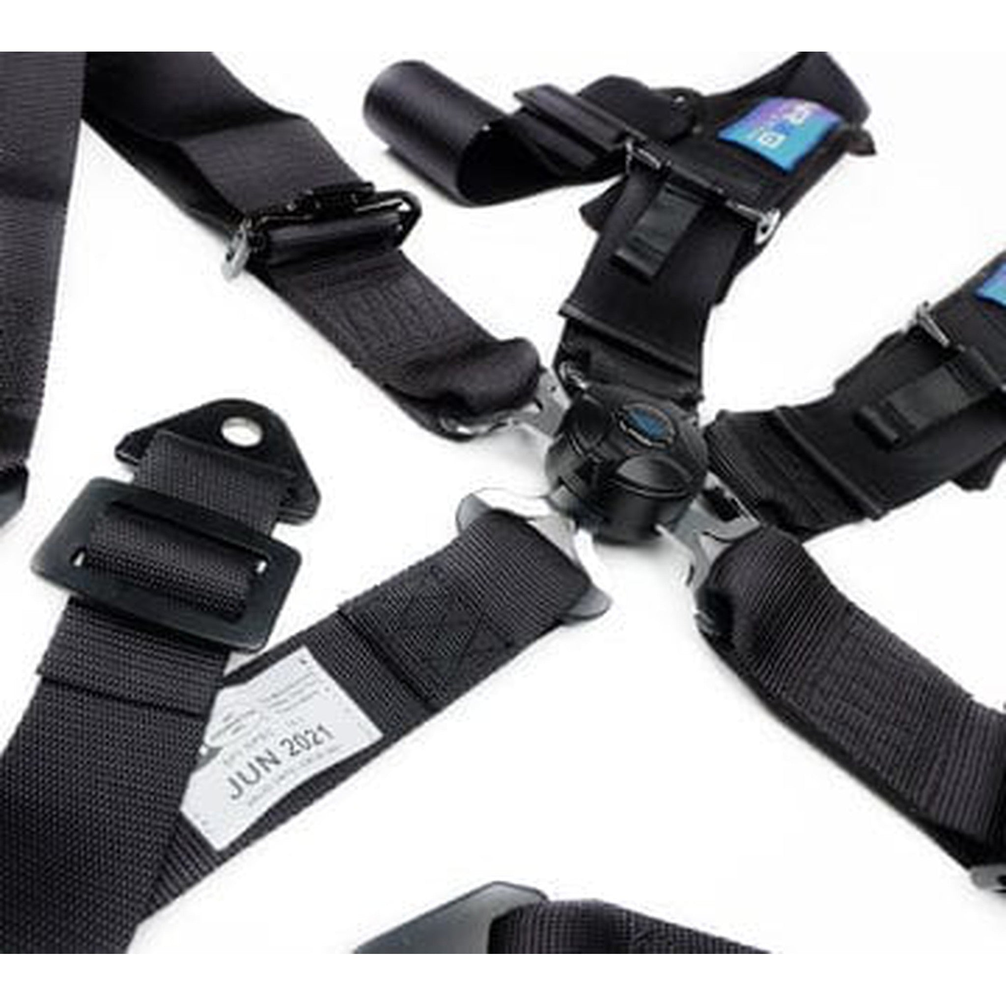 NRG 5PT 3in. Seat Belt Harness / Cam Lock - Black | SBH-B6PCBK | SBH-B6PCBK
