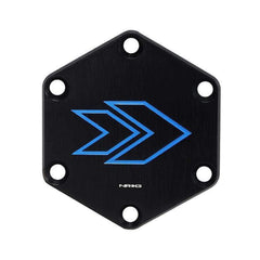 NRG Engraved Arrow Horn Delete Button Blue | STR-620BK