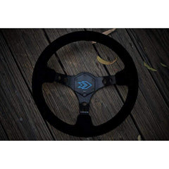 NRG Engraved Arrow Horn Delete Button Purple | STR-620PP