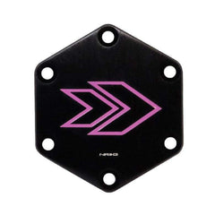 NRG Engraved Arrow Horn Delete Button Purple | STR-620PP