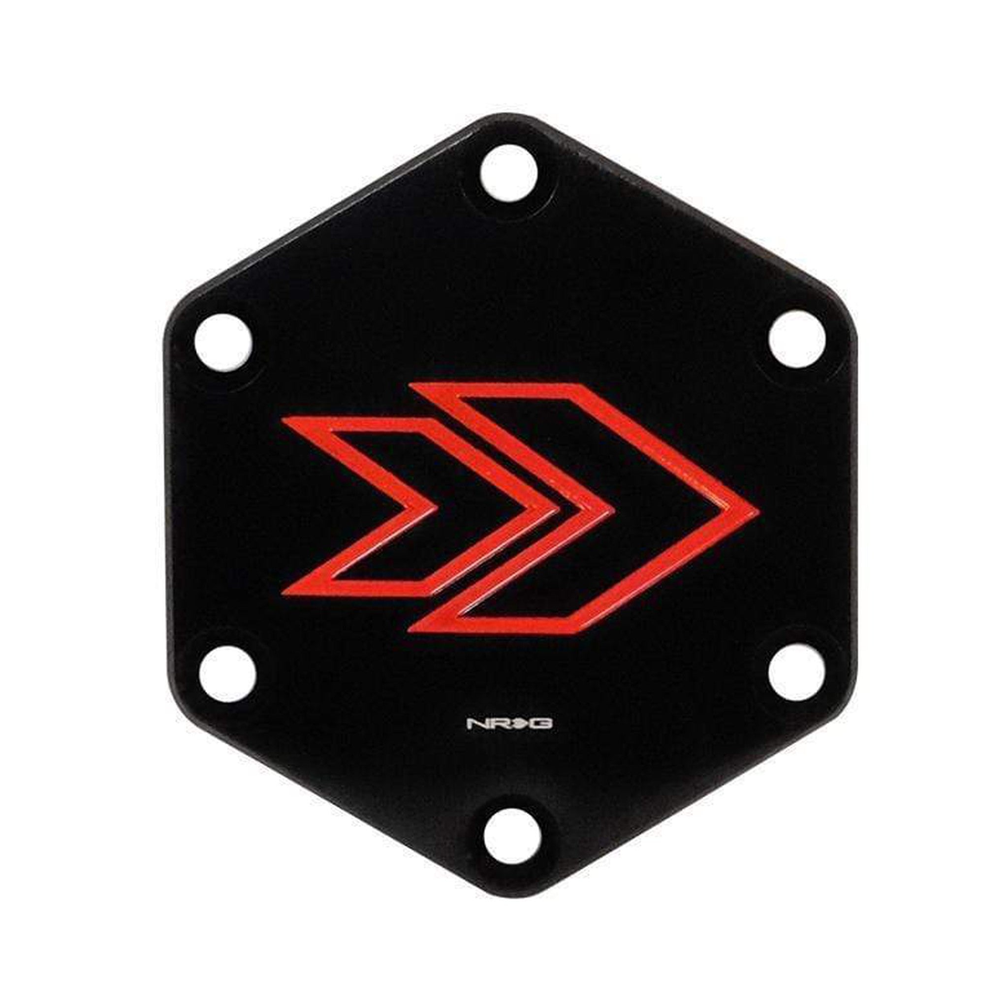 NRG Engraved Arrow Horn Delete Button RED | STR-620RD