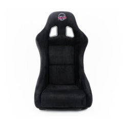 NRG FRP Bucket Seat Prisma Edition w/ Pearlized Back Medium Single | FRP-303BK-PRISMA