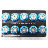 NRG Fender Washer Kit FW-100 Blue | FW-100BL