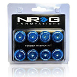 NRG Fender Washer Kit FW-800 Blue 8mm | FW-800BL