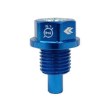 NRG M14 X 1.5 Blue Magnetic Oil Drain Plug | NOP-100BL