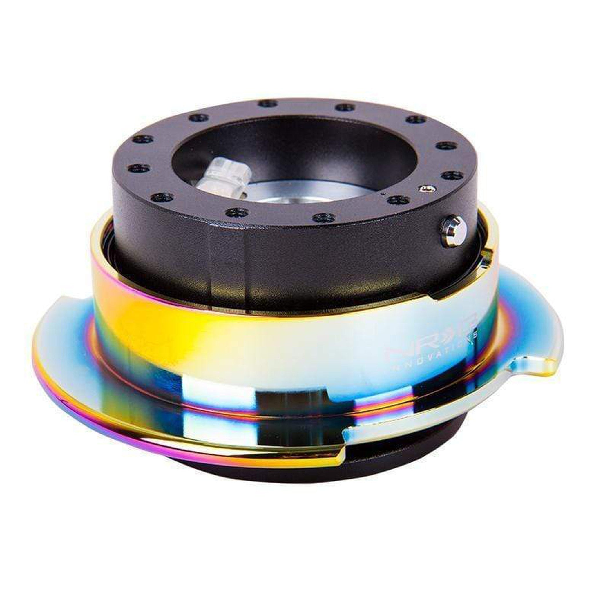 NRG Quick Release Kit Gen 2.5 Black w/ Neochrome Ring | SRK-250BK/MC