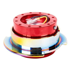 NRG Quick Release Kit Gen 2.5 Red w/ Neochrome Ring | SRK-250RD/MC