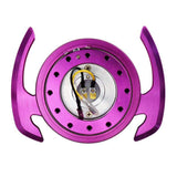 NRG Quick Release Kit Gen 4.0 Purple Body / Purple Ring w/ Handles | SRK-700PP