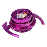 NRG Quick Release Kit Gen 4.0 Purple Body / Purple Ring w/ Handles | SRK-700PP
