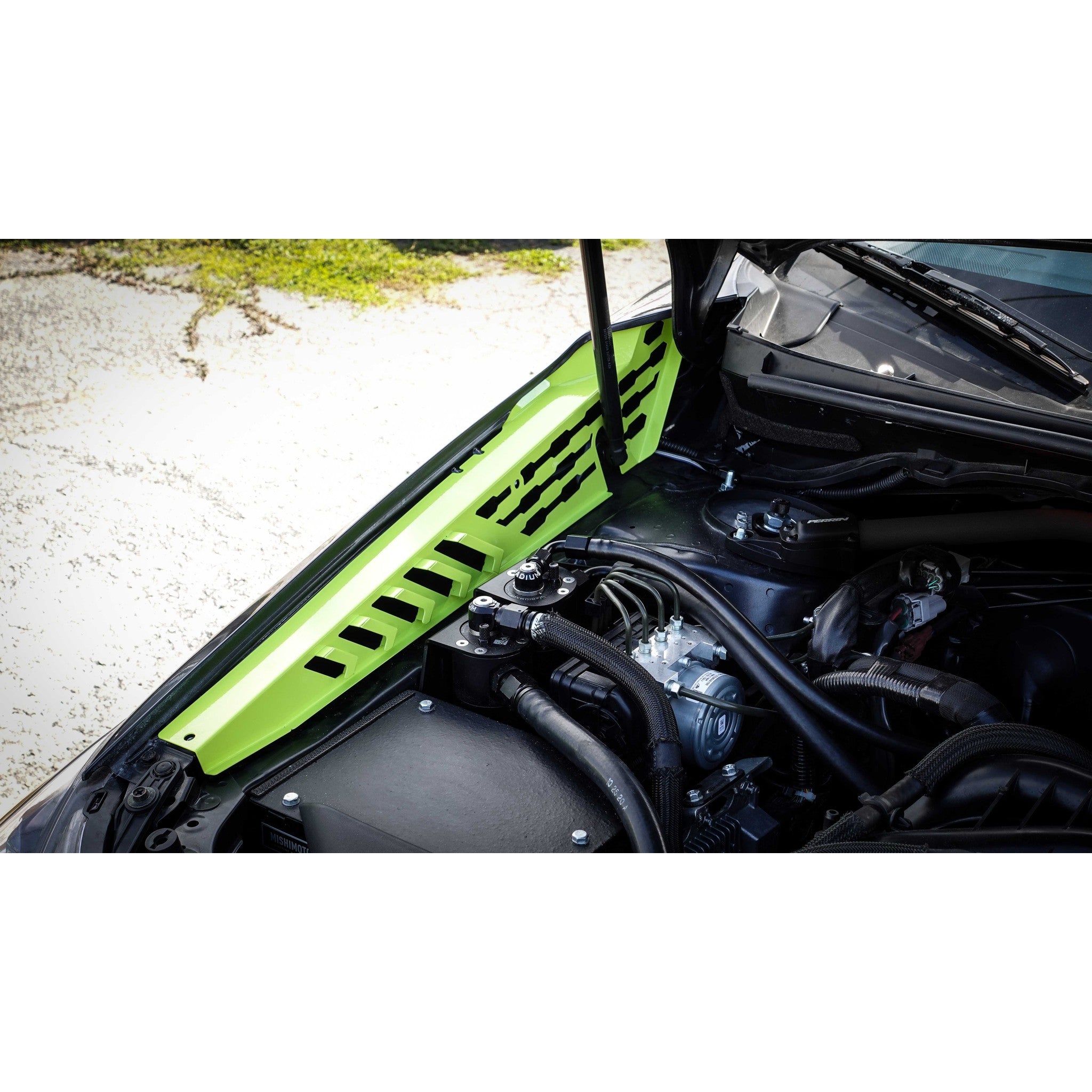 Noble AR Fender Shrouds in Flourescent Yellow - 15-21 WRX / STI