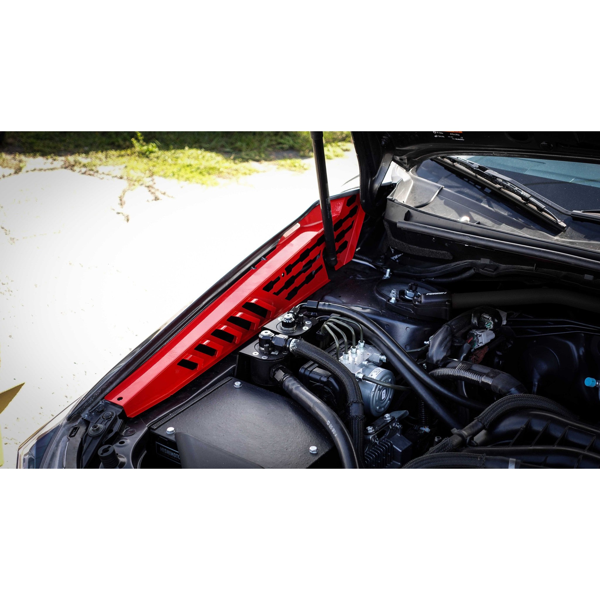 Noble AR Fender Shrouds in Red 15 21 WRX STI Import Image Racing