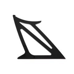 Noble Gloss Black Aero Wing Stabilizer - 2015-2021 STI Wing | 15STI.AWS.GB