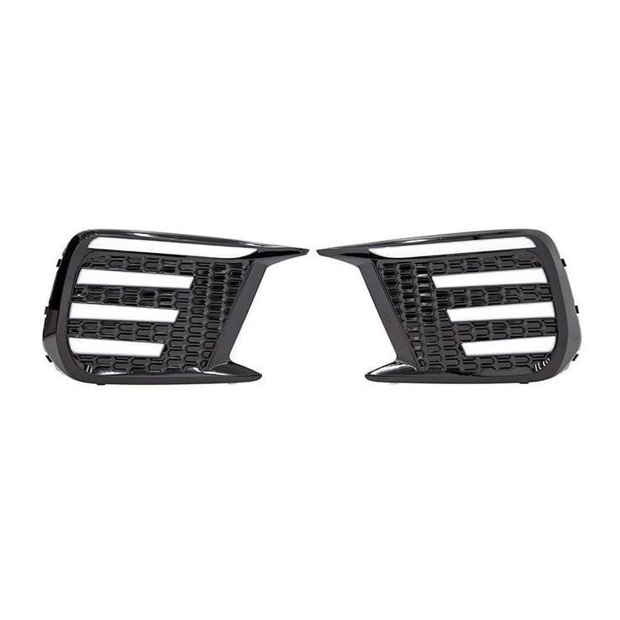 OLM Clear Tri Bar Fog Light Bezel Subaru WRX 18-20 / STI 18-20 (No Fog Hole) | A.70106.1