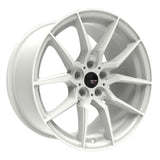 Option Lab R716 BRZ FR-S GR86 Wheel 18x9.5 35mm 5x100 73.1 Onyx White | L16-89580-35-WHT