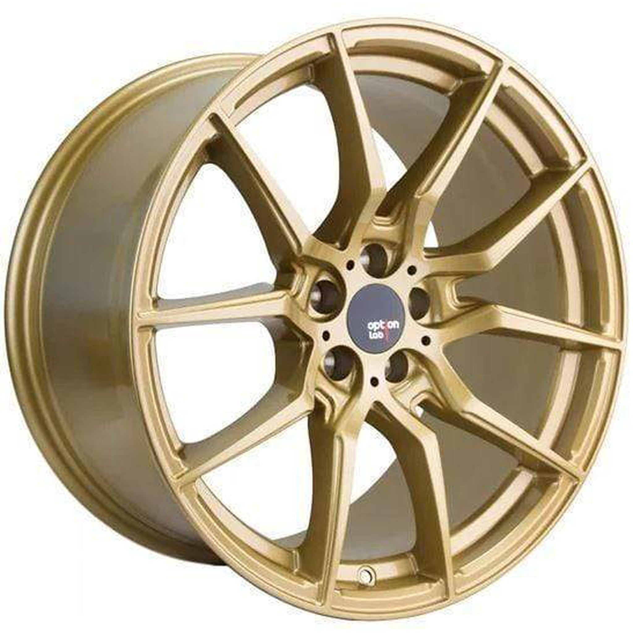 Option Lab R716 Wheel Top Secret Gold 18x8.5 35mm 5x114.3 73.1CB - Universal