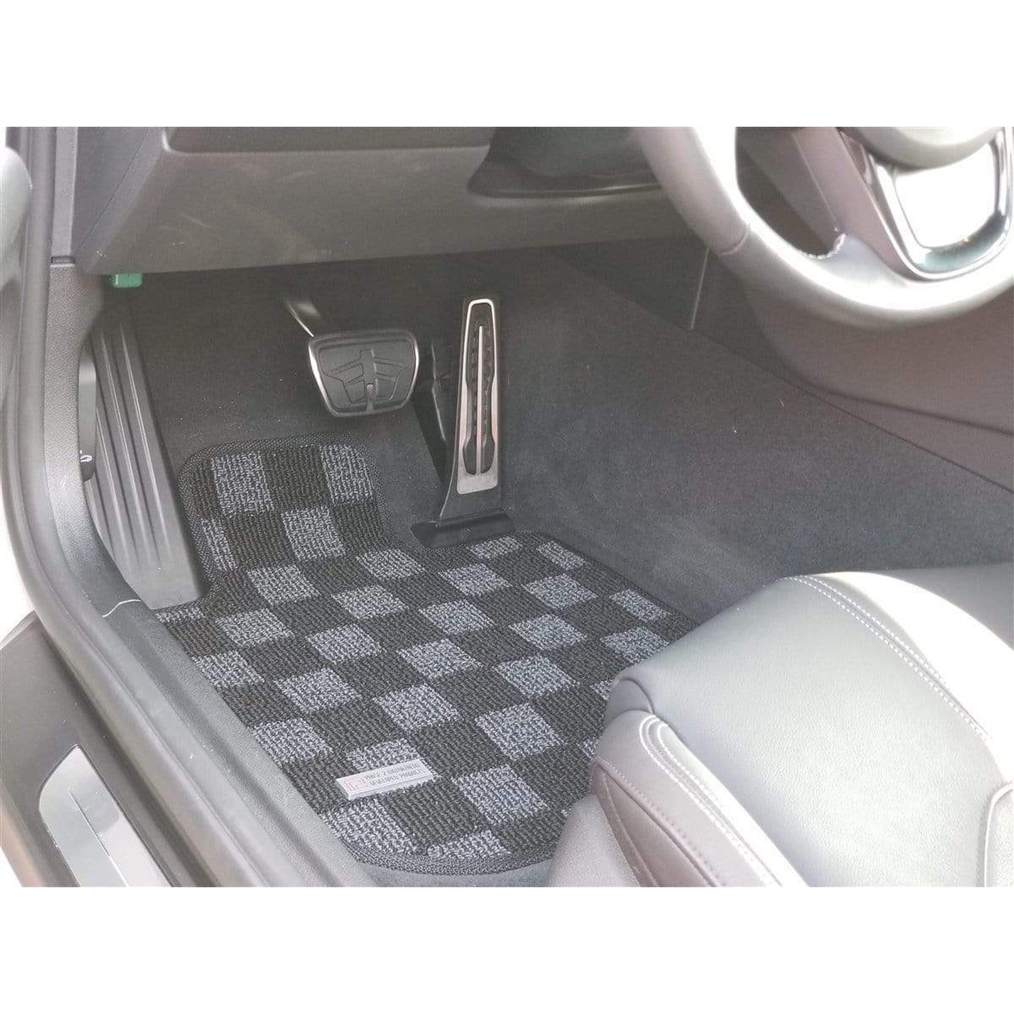 P2M Dark Grey Race Floor Mats Front Toyota Supra 2020+