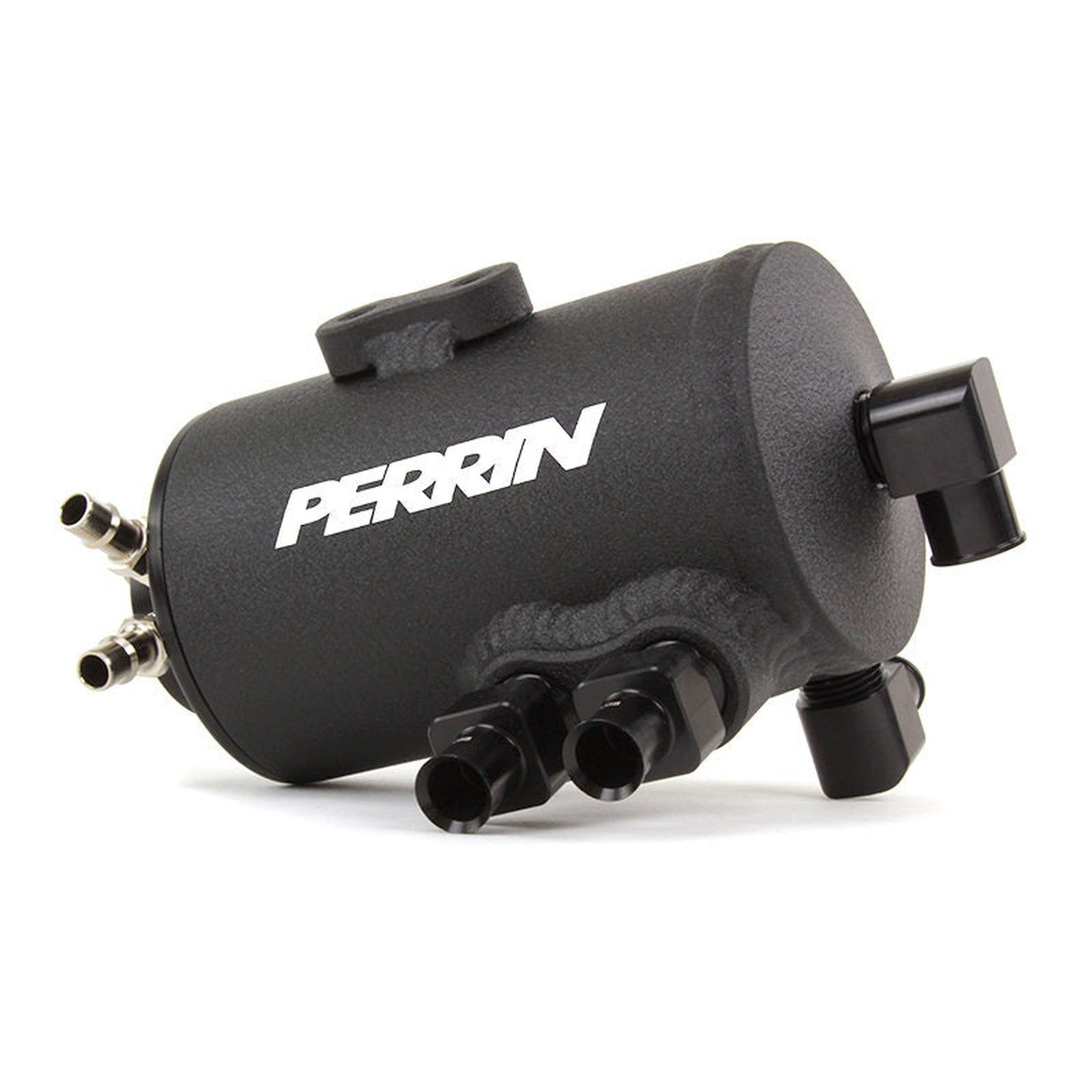 Perrin Black Air Oil Separator Subaru WRX 2002-2014 / STI 2004-2021 w/ FMIC | PSP-ENG-607BK