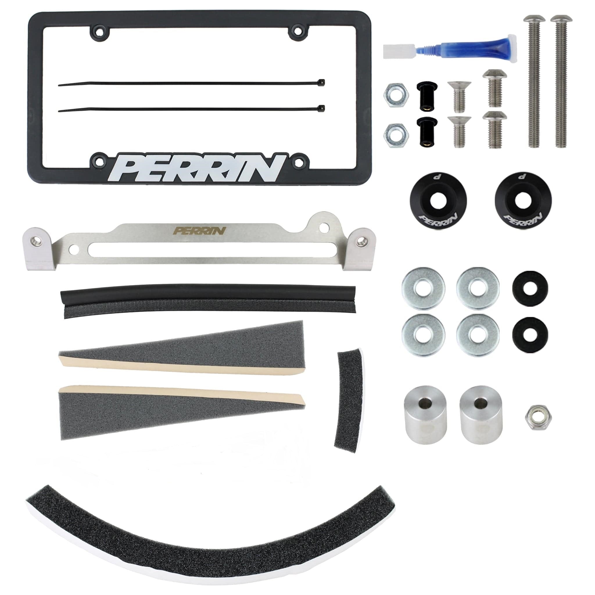 Perrin Engine Cover Kit Neon Yellow 2015-2021 Subaru WRX