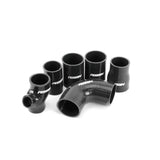 Perrin FMIC Black Boost Tubes and Black Couplers Subaru WRX 2015-2021 | PSP-ITR-437-2BK/BK