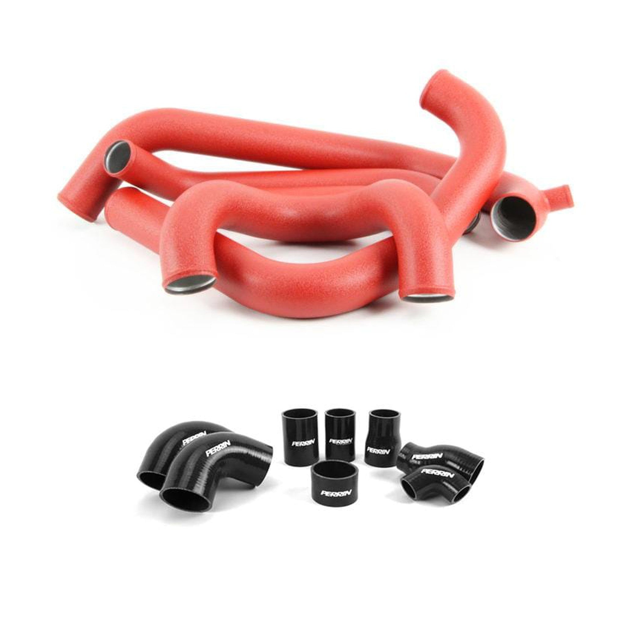 Perrin Front Mount Intercooler (Red Pipes/Black Couplers) Subaru STI 2015-2021 | PSP-ITR-438-2RD/BK