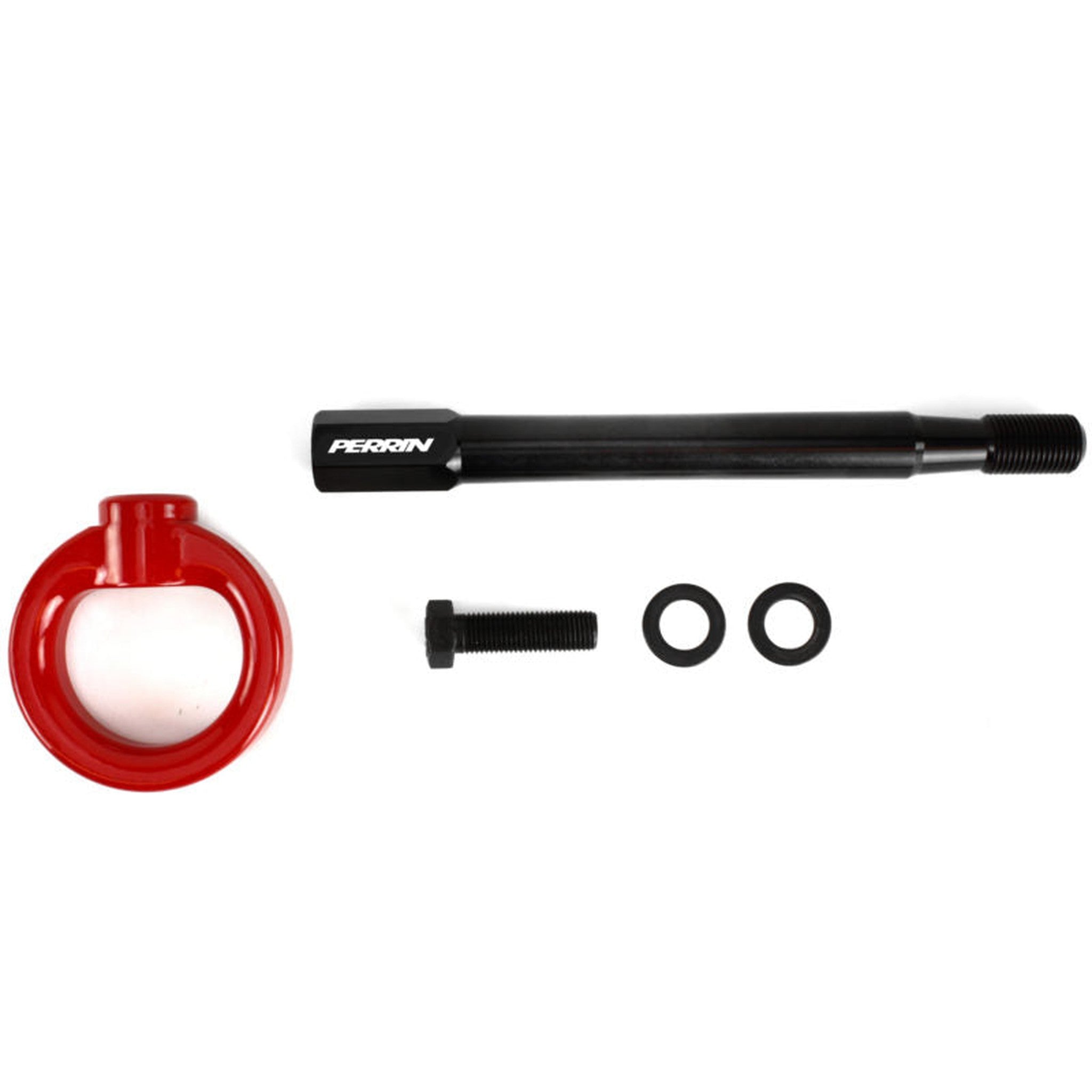 Perrin Front Tow Hook Kit Red 2008-2014 Subaru WRX / STI | PSP-BDY-231RD