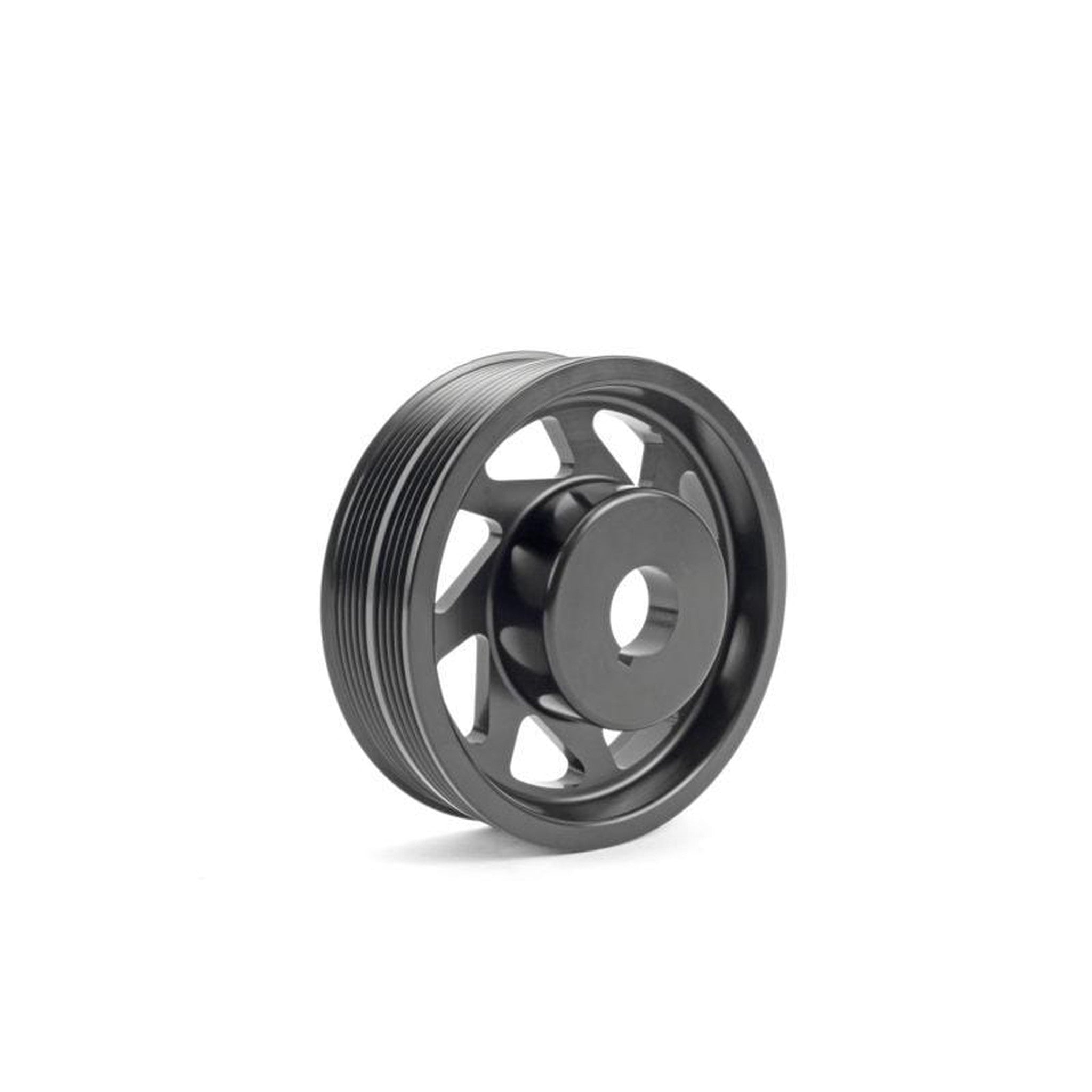 Perrin Lightweight Crank Pulley w/o AC Black Subaru WRX 2002-2014 / STI 2004-2021 | PSP-ENG-102BK