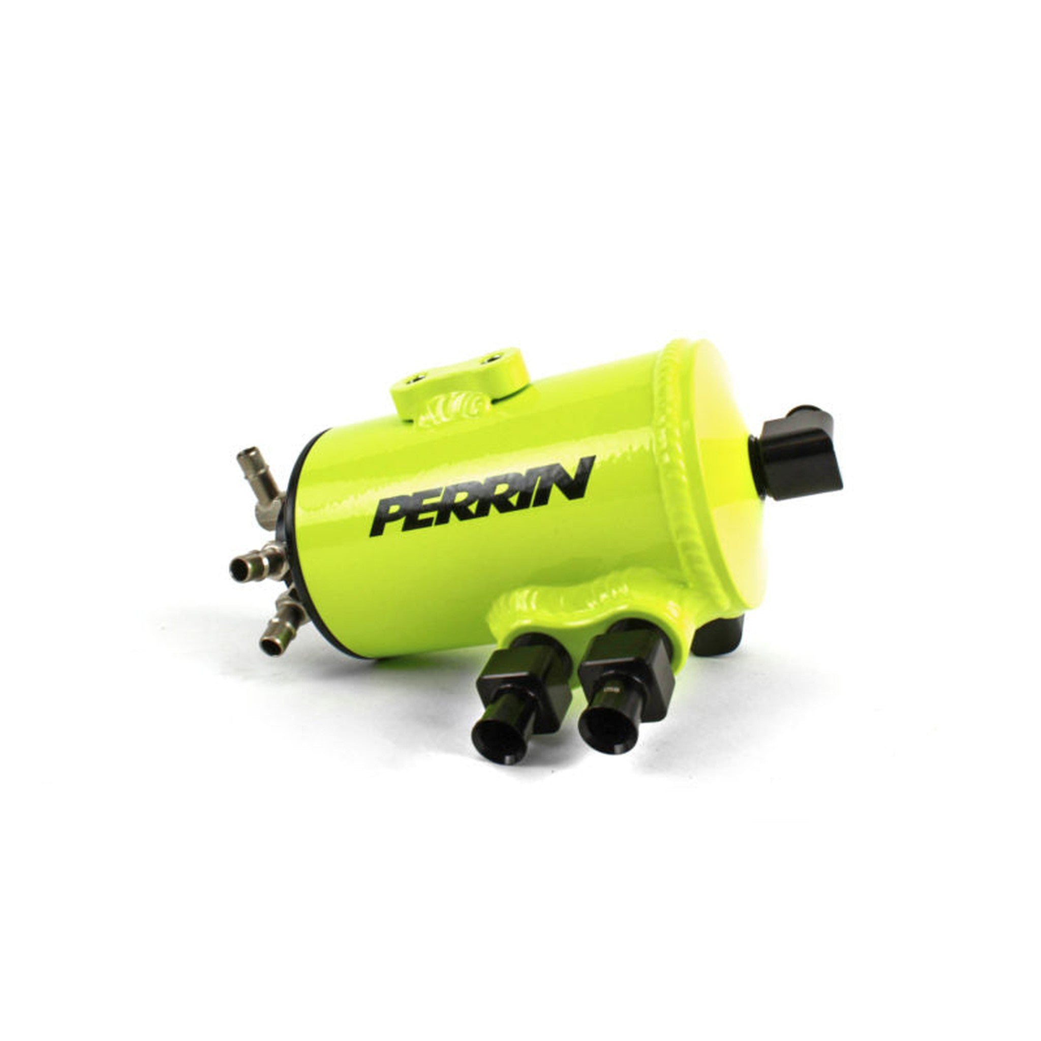 Perrin Neon Yellow Air Oil Separator Subaru WRX 2002-2014 / STI 2004-2021 with FMIC | PSP-ENG-607NY