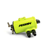 Perrin Neon Yellow Air Oil Separator Subaru WRX 2002-2014 / STI 2004-2021 with FMIC | PSP-ENG-607NY