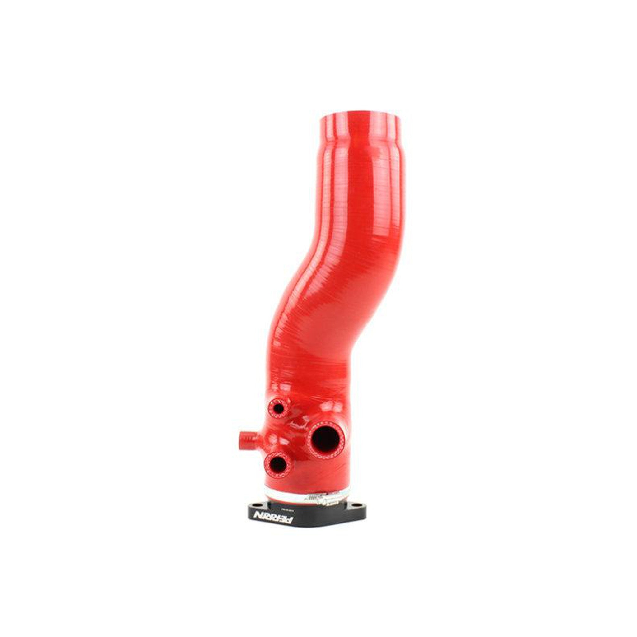 Perrin Red 3in Turbo Inlet Hose w/ Nozzle Subaru WRX 2015-2021 | PSP-INT-424RD
