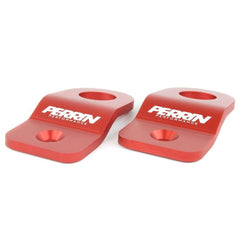Perrin Upper Radiator Bracket Set Red 2008-2021 Subaru WRX / STI | PSP-ENG-521RD