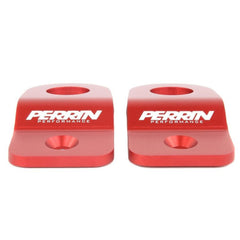 Perrin Upper Radiator Bracket Set Red 2008-2021 Subaru WRX / STI | PSP-ENG-521RD