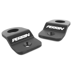 Perrin Upper Radiator Brackets Black 2008-2021 Subaru WRX / STI | PSP-ENG-521BK