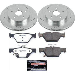 Power Stop Rear Z26 Street Warrior Brake Kit Subaru WRX 2016-2021 w/ Eyesight Tech | K7039-26