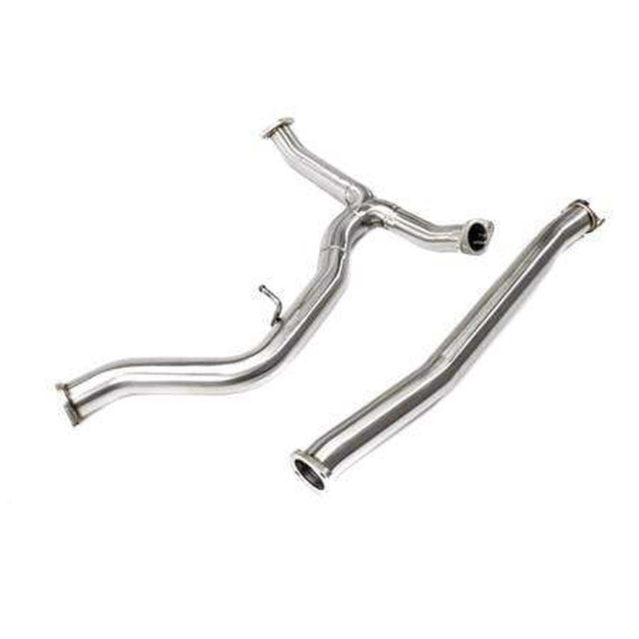 Private Label MFG Power Driven 3in NON Resonated Mid Pipe Subaru WRX / STI 2015-2021