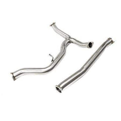 Private Label MFG Power Driven 3in NON Resonated Mid Pipe Subaru WRX / STI 2015-2021