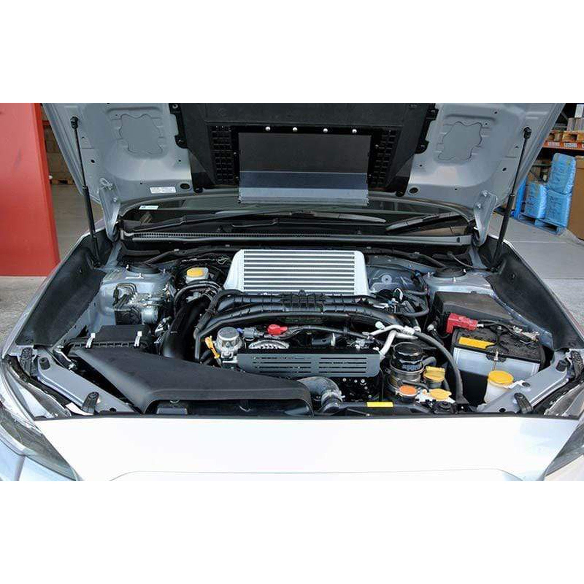 Process West Black Verticooler Top Mount Intercooler Subaru WRX 2015-2021 | PWTMIC14B