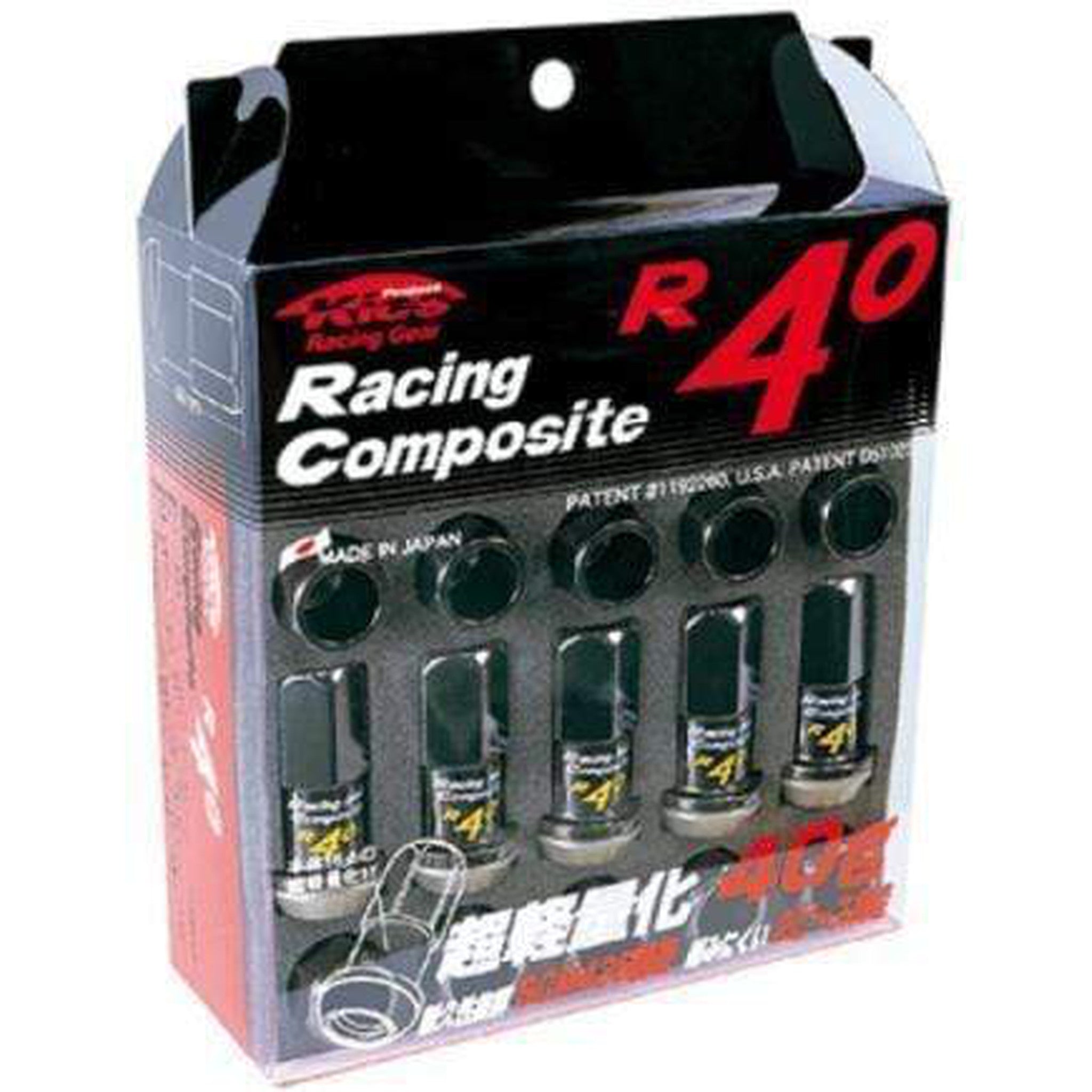 Project Kics 12x1.25 R40 Lug Nuts - Black (20 Pcs)