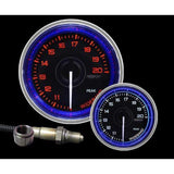 Prosport 52mm Crystal Blue/White Wideband Air Fuel Ratio Kit