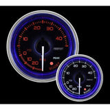 Prosport 52mm Crystal Series Blue/White Electric Boost Gauge