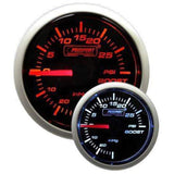 Prosport 52mm Performance Electric Boost Gauge - White/Amber