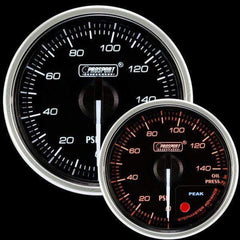Prosport 52mm Supreme Series Electrical Oil Pressure Gauge - Amber/White