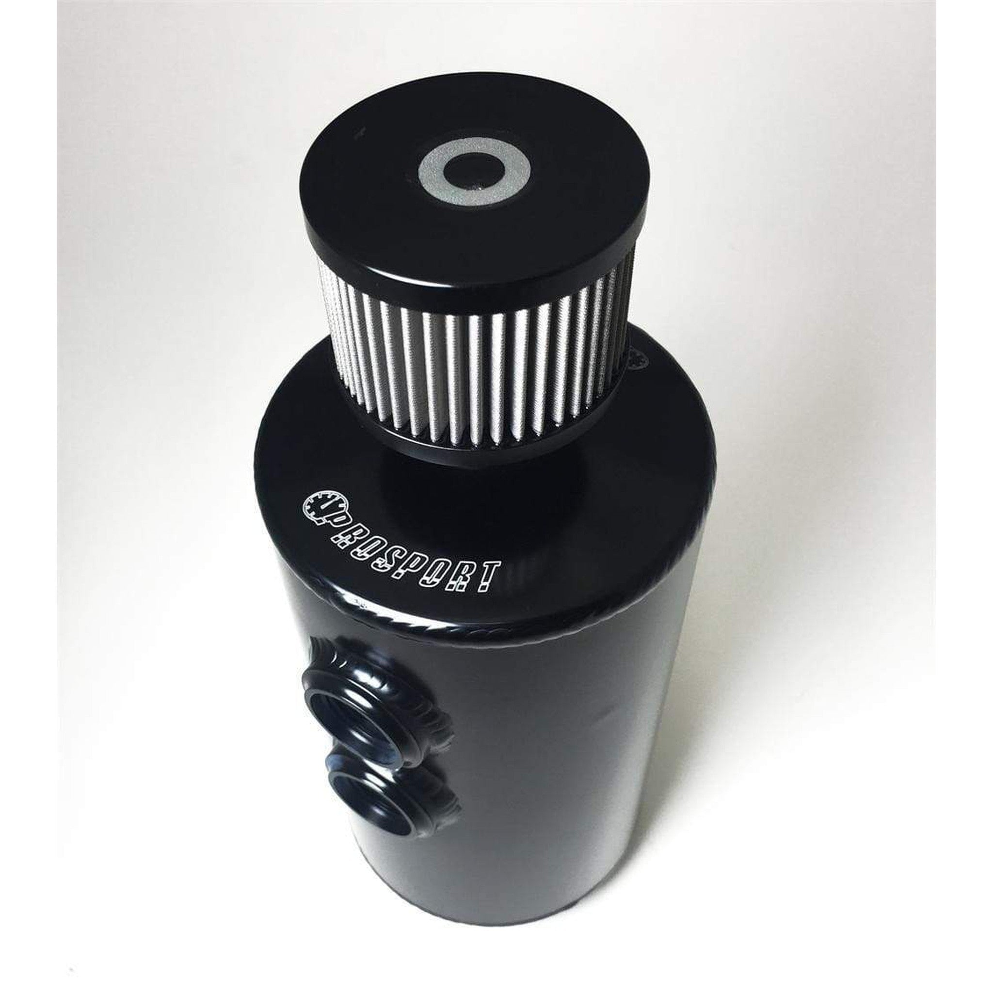 Prosport Aluminum Oil Catch Can - Black