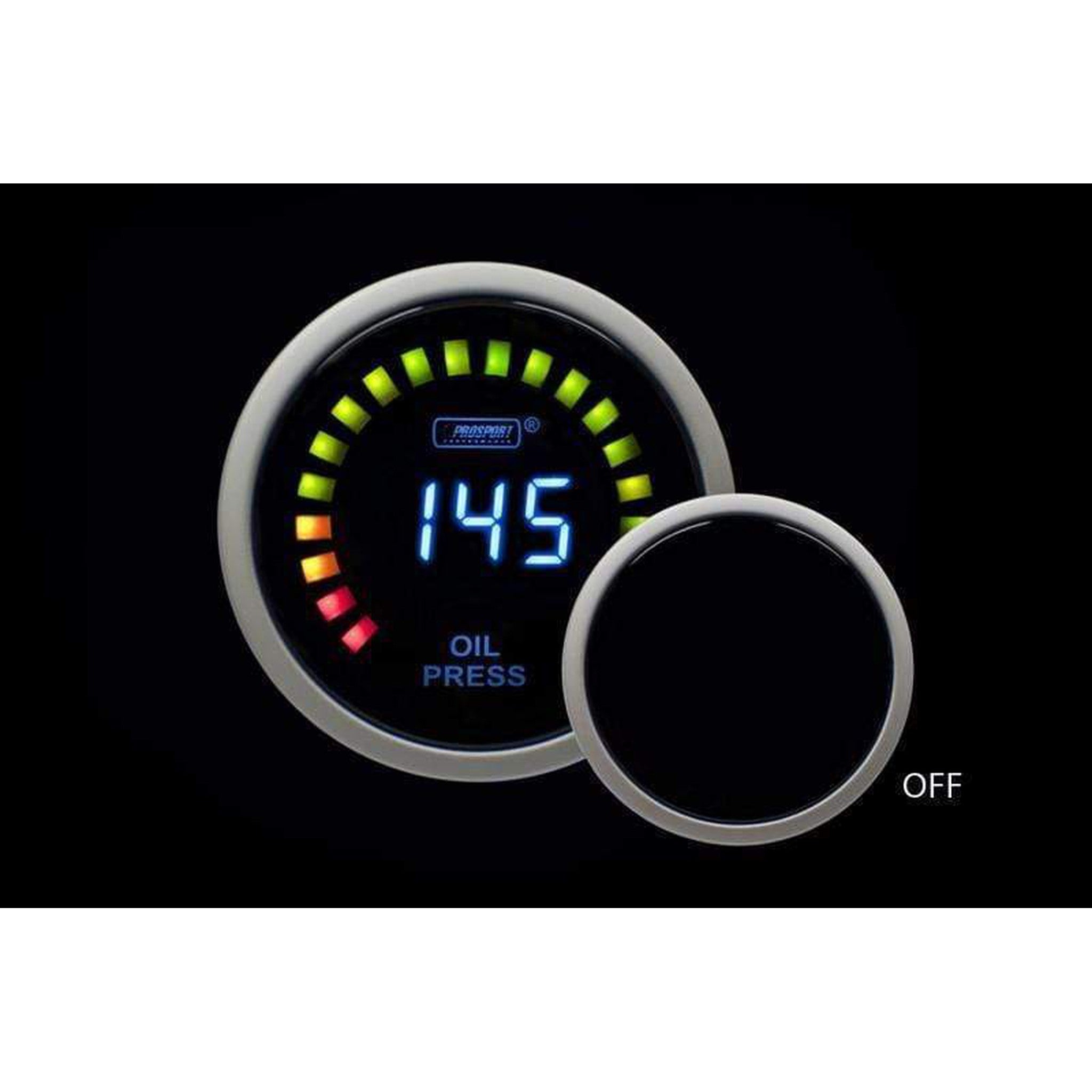 Prosport Digital 52mm Oil Pressure gauge