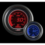 Prosport Evo Electrical Oil Pressure Gauge - BAR - Red/Blue