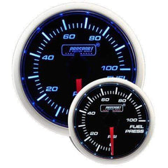 Prosport Performance 52mm Fuel Pressure Gauge - Blue/White