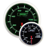 Prosport Performance 52mm Fuel Pressure Gauge - Green/White